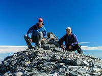 Vern and Sonny at the summit of Banded Peak.