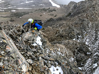 Phil on the south ridge of Krowicki Peak.