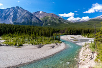 The Red Deer River and Mount White.