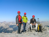 Dave, Vern and Blair at the summit of Smuts.