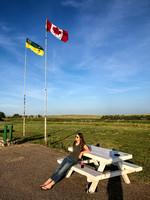 A rest stop in Saskatchewan.