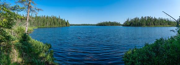 Johnson Lake and Woodland Caribou await on a gorgeous Saturday morning.