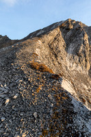 The south ridge of Carrot Peak is fun and fast scrambling on slab.