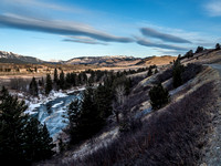 Lovely shot off the main road on the north side of the Oldman River (at lower left).