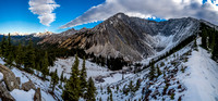 A little slice of paradise in the small valley between Pyriform S5 (C) and Serendipity's access ridge (R).