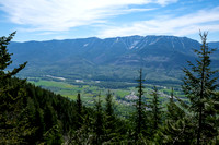 Views back over the Elk River Valley to Fernie Ridge.