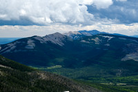 Views south past Eagle Ridge and Mountain towards Ram Mountain.