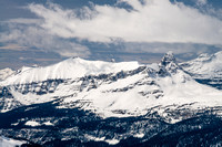 The striking form of Talon Peak to the west.