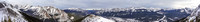 Pano from the summit of Kidd Junior, looking over the lookout to the north.