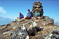 At the summit of Curator Mountain.