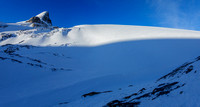 St. Nicholas Peak and the Wapta Icefield headwall.