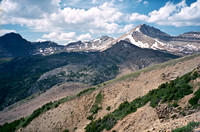 Views north towards Cirque Peak.