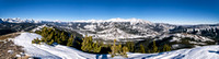 Summit pano looking north and east to Muir, Mist, Head, Cat Creek Hills, Junction, Holy Cross and Gunnery among others.